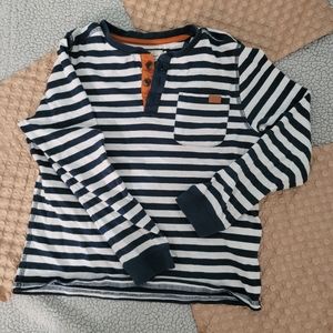 Long sleeve stripped shirt , boys 6 to 8